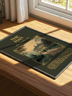 The Man Minimalist Book Poster by Bram Stoker – image 4