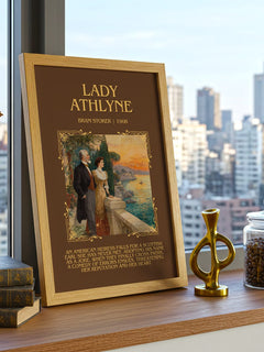 Lady Athlyne Minimalist Book Poster by Bram Stoker – image 3