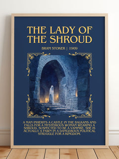 The Lady Of The Shroud Minimalist Book Poster by Bram Stoker – image 2