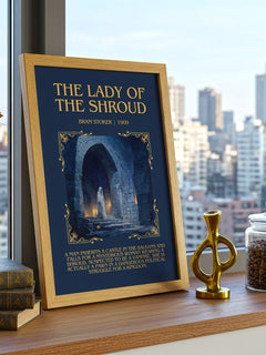 The Lady Of The Shroud Minimalist Book Poster by Bram Stoker – image 3