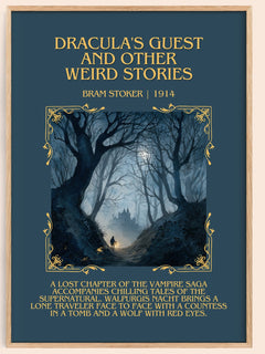 Dracula'S Guest And Other Weird Stories Minimalist Book Poster – B. – image 1
