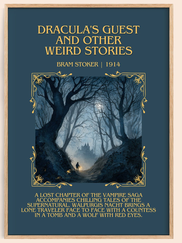 Dracula'S Guest And Other Weird Stories Minimalist Book Poster – B.