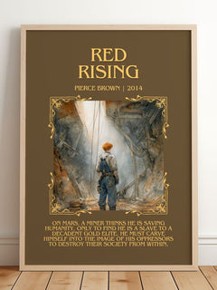 Red Rising Minimalist Book Poster by Pierce Brown – image 2