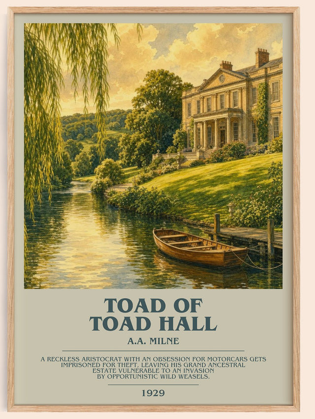 Toad Of Toad Hall Bookish Wall Art by A.A. Milne
