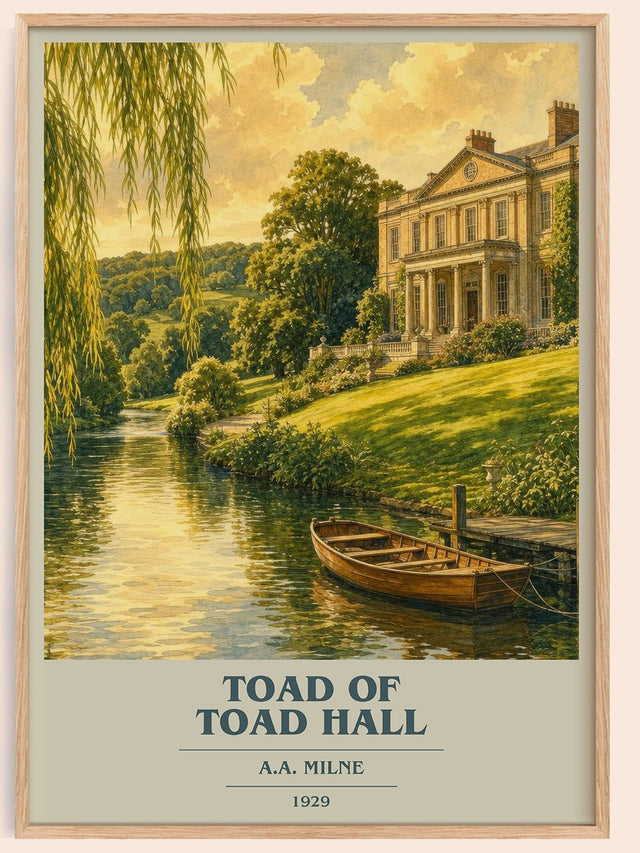 Toad Of Toad Hall Book Cover Poster by A.A. Milne
