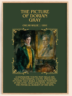 The Picture Of Dorian Gray Minimalist Book Poster by Oscar Wilde – image 1