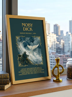 Moby Dick Minimalist Book Poster by Herman Melville – image 3