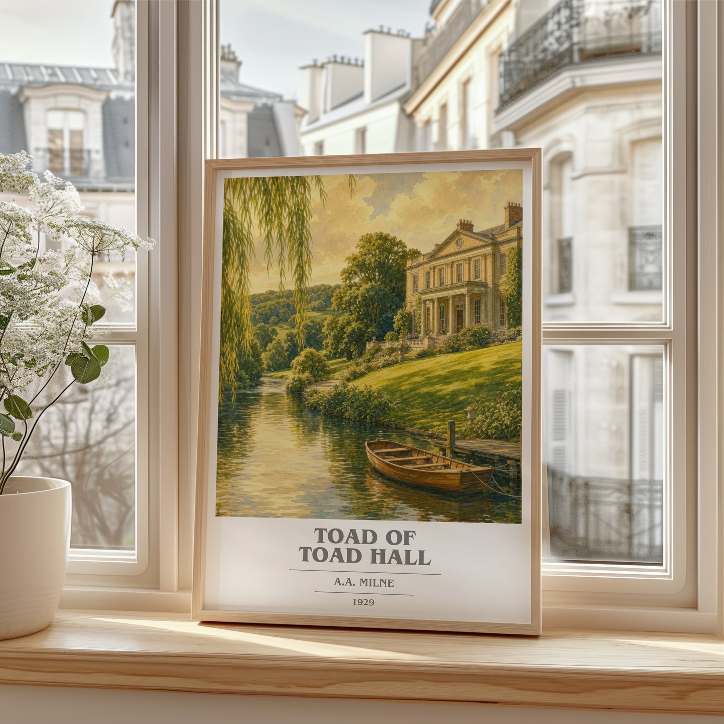 Toad Of Toad Hall book cover poster colour and style options – A.A. Milne book art