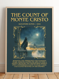 The Count Of Monte Cristo Minimalist Book Poster by Alexandre Dumas – image 2