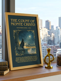 The Count Of Monte Cristo Minimalist Book Poster by Alexandre Dumas – image 3