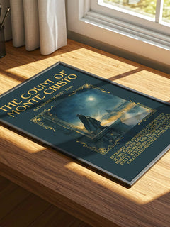 The Count Of Monte Cristo Minimalist Book Poster by Alexandre Dumas – image 4
