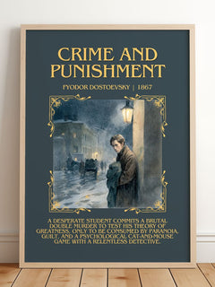 Crime And Punishment Minimalist Book Poster by Fyodor Dostoevsky – image 2