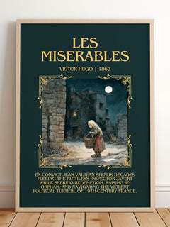 Les Misérables Minimalist Book Poster by Victor Hugo – image 2