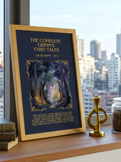 The Complete Grimm'S Fairy Tales Minimalist Book Poster by Jacob Grimm – image 3