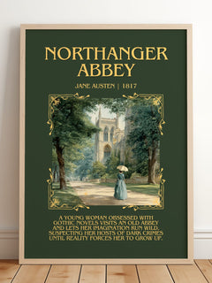 Northanger Abbey Minimalist Book Poster by Jane Austen – image 2