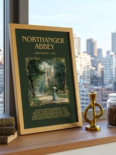 Northanger Abbey Minimalist Book Poster by Jane Austen – image 3