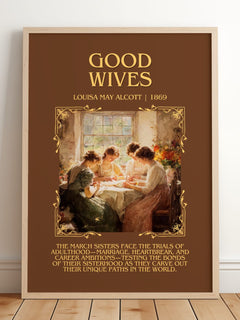 Good Wives Minimalist Book Poster by Louisa May Alcott – image 2