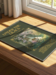 Under The Lilacs Minimalist Book Poster by Louisa May Alcott – image 4