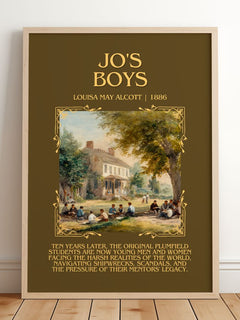 Jo'S Boys Minimalist Book Poster by Louisa May Alcott – image 2