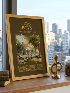 Jo'S Boys Minimalist Book Poster by Louisa May Alcott – image 3