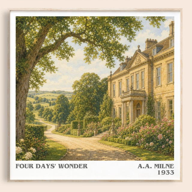 Four Days' Wonder Literary Art Print by A.A. Milne