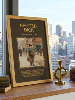 Ragged Dick Minimalist Book Poster by Horatio Alger – image 3