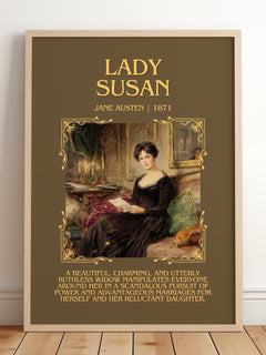 Lady Susan Minimalist Book Poster by Jane Austen – image 2