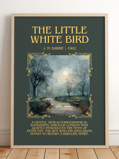 The Little White Bird Minimalist Book Poster by J. M. Barrie – image 2