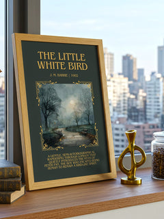 The Little White Bird Minimalist Book Poster by J. M. Barrie – image 3
