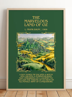 The Marvelous Land Of Oz Minimalist Book Poster by L. Frank Baum – image 2