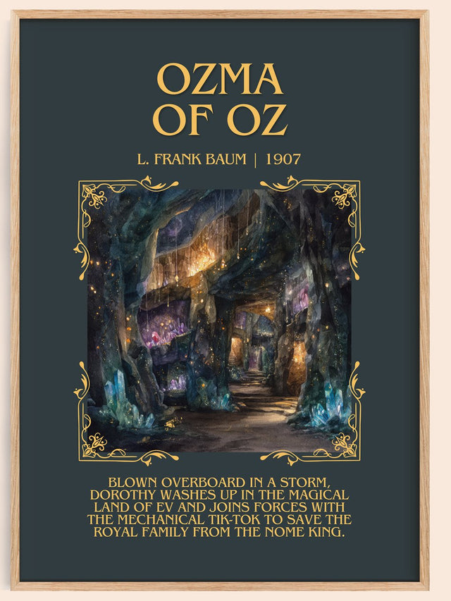Ozma Of Oz Minimalist Book Poster by L. Frank Baum