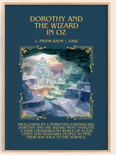 Dorothy And The Wizard In Oz Minimalist Book Poster by L. Frank Baum – image 1