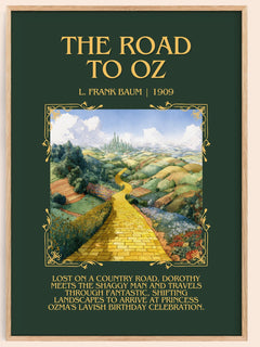 The Road To Oz Minimalist Book Poster by L. Frank Baum – image 1