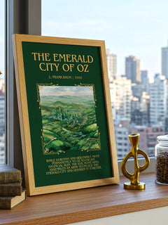 The Emerald City Of Oz Minimalist Book Poster by L. Frank Baum – image 3