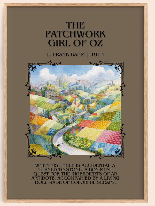 The Patchwork Girl Of Oz Minimalist Book Poster by L. Frank Baum