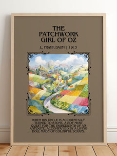 The Patchwork Girl Of Oz Minimalist Book Poster by L. Frank Baum – image 2