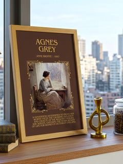 Agnes Grey Minimalist Book Poster by Anne Brontë – image 3