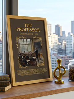 The Professor Minimalist Book Poster by Charlotte Brontë – image 3