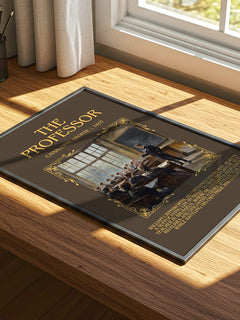 The Professor Minimalist Book Poster by Charlotte Brontë – image 4