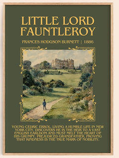 Little Lord Fauntleroy Minimalist Book Poster by F. Burnett – image 1