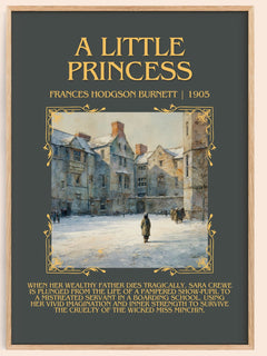A Little Princess Minimalist Book Poster by Frances Hodgson Burnett – image 1