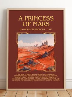 A Princess Of Mars Minimalist Book Poster by Edgar Rice Burroughs – image 2