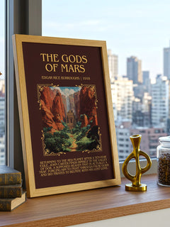 The Gods Of Mars Minimalist Book Poster by Edgar Rice Burroughs – image 3
