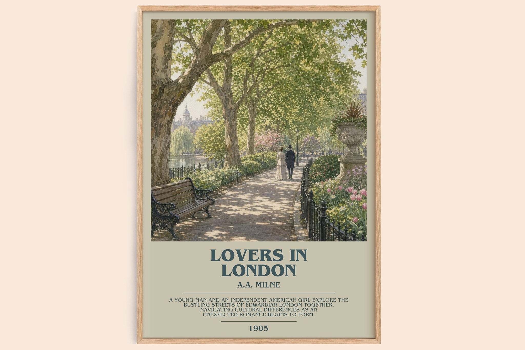 Lovers In London Bookish Wall Art by A.A. Milne