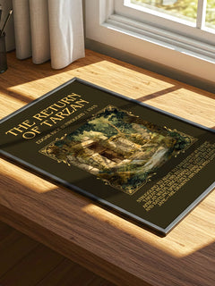 The Return Of Tarzan Minimalist Book Poster by Edgar Rice Burroughs – image 4