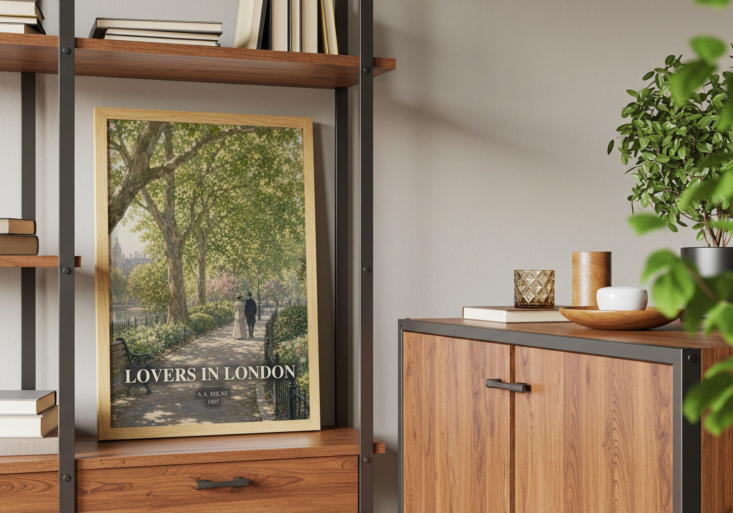Lovers In London book watercolour illustration paper finish options – matte satin gloss