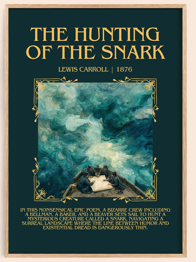 The Hunting Of The Snark Minimalist Book Poster by Lewis Carroll