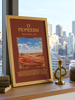 O Pioneers! Minimalist Book Poster by Willa Cather – image 3