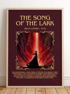 The Song Of The Lark Minimalist Book Poster by Willa Cather – image 2