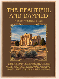 The Beautiful And Damned Minimalist Book Poster by F. Scott Fitzgerald – image 1